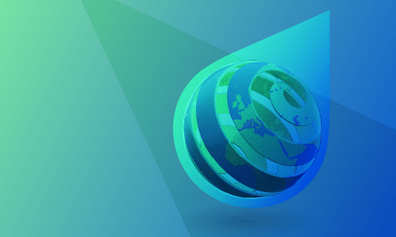 Sustainable Finance Awards green and blue globe