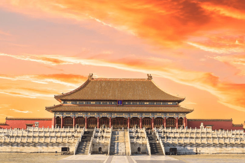 Ancient Royal Palaces Forbidden City Beijing China