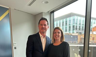 Robert Moore, Jersey Finance’s Director – UK and An Kelles, Director - GCC
