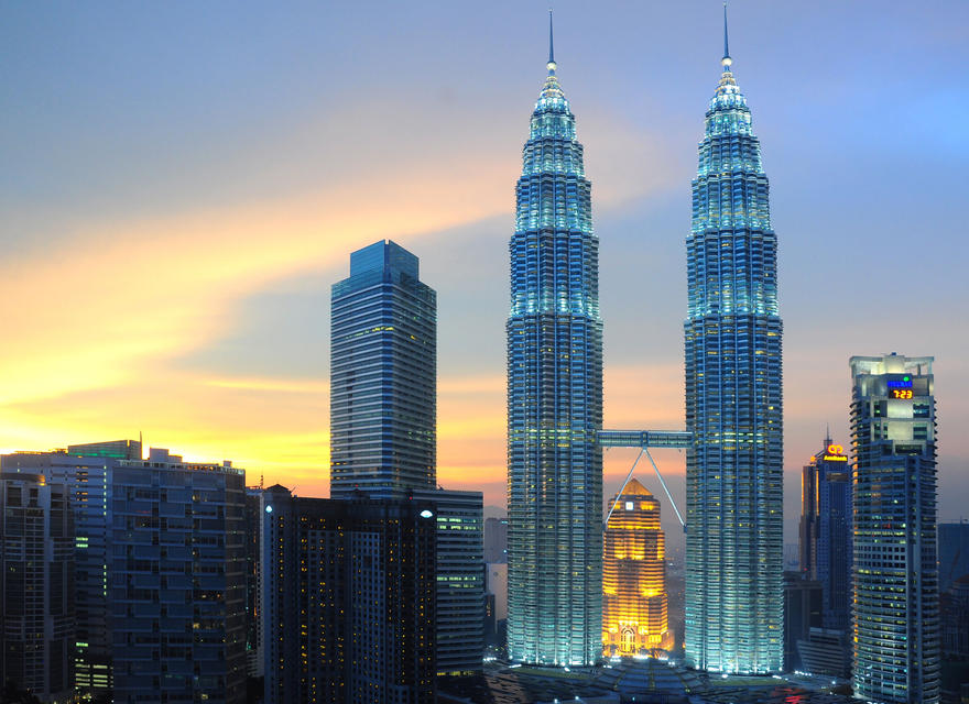 Twin Tower in Kuala Lumpur, Malaysia