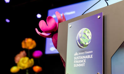 Sustainable Finance Summit Stage Lectern