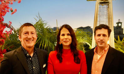 Philip Pirecki, from Jersey Finance, with other guests at the Miami Finance Forum's December 2025 event