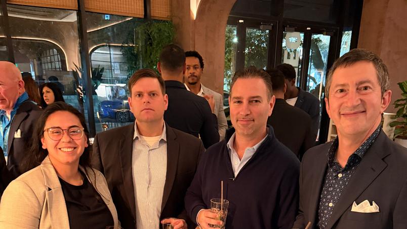 Guests at the Miami Finance Forum's networking event in January 2026