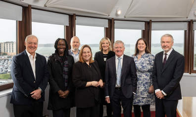 Jersey Finance board members posing for a group photograph