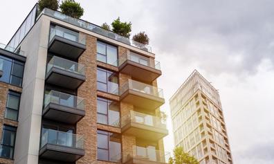 Image of a residential tower block