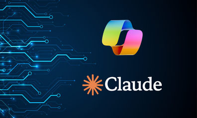 an ai designed image of copilot and claude collaboration