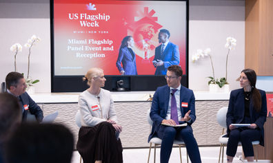 The panel of speakers at our Miami event during our US Flagship Week