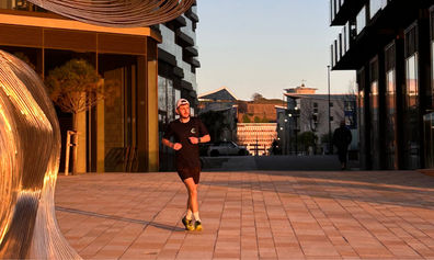 Josh Cullinan training for the 100KM Ultra Challenge