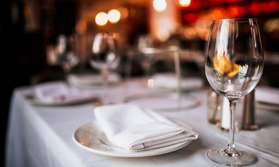 Photograph of wine glass