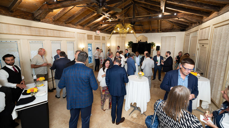 Guests at Jersey Finance's Networking Reception in Palm Beach, Florida, in October 2026