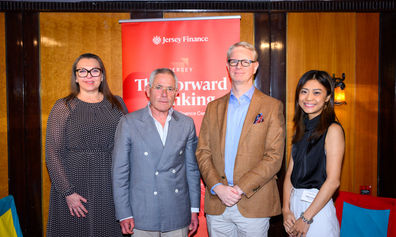 Photograph of Jo Murphy, Elliot Refson, Jame DiBiasio and Belle Leung